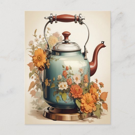 Coffee Break Tea Time Getting Together Occasional Feestdagenkaart (Voorkant)