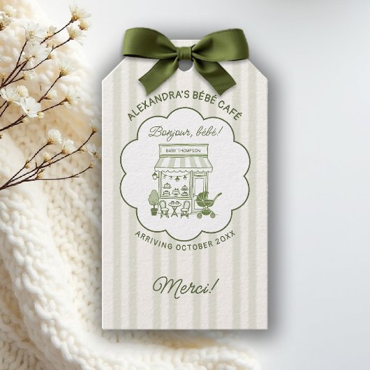 Coffee Brewing Bebe Brunch Neutral Baby Shower Cadeaulabel