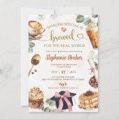 Coffee Brewing Graduation Party Invitation (Devant)