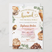 Coffee Brewing Graduation Party Invitation (Devant)