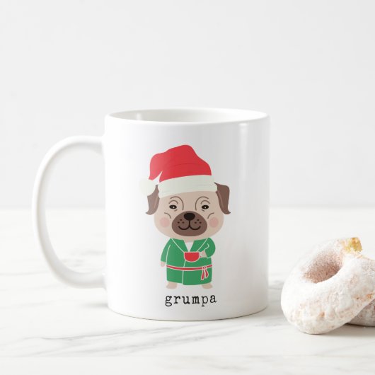 Coffee Bulldog Grumpa Koffiemok (Met donut)