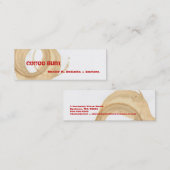 Coffee Burn Barista Mini Visitekaartje (Voorkant / Achterkant)