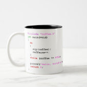 Coffee.c Programmering Tweekleurige Koffiemok (Links)