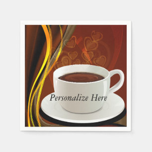 Coffee Cafe Art Servetten