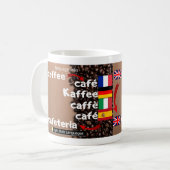 Coffee-café-caffè-Kaffee Koffiemok (Voorkant links)