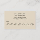 Coffee Cafe Visitekaartje (Achterkant)