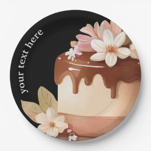 Coffee Cake paper borden Papieren Bordje