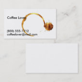 Coffee Calling Card Contactkaartje (Voorkant / Achterkant)