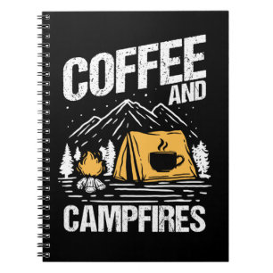 Coffee Campburn Funny Natuur Camping Notitieboek