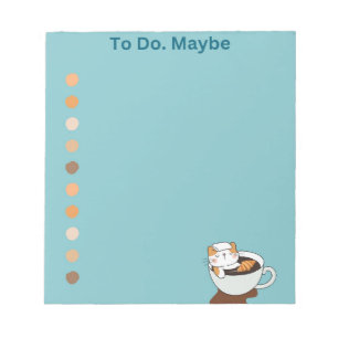 Coffee Cat Spa Notitieblok