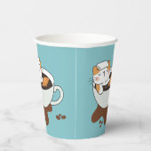 Coffee Cat Spa Papieren Bekers (Rechts)