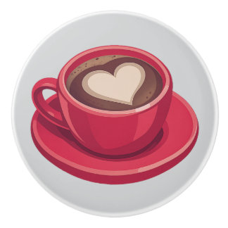 Coffee ceramic knobs keramische knop