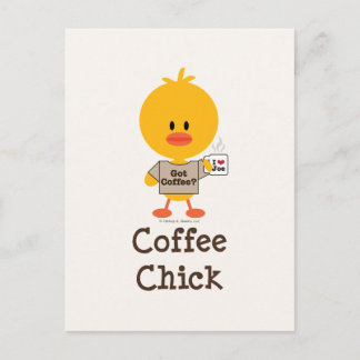 Coffee Chick Briefkaart