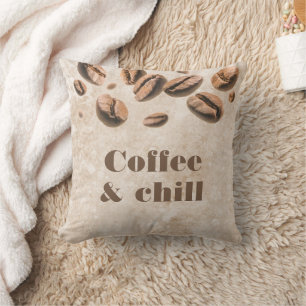 Coffee & Chill Espresso Cappuccino Lover Funny Kussen