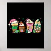 Coffee Christmas Gingerbread Nk Women Latte Cozy W Poster (Voorkant)