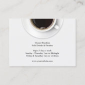 Coffee Chubby Visitekaartje (Achterkant)