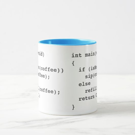 Coffee code mok voor softwareontwikkelaars (Midden)