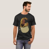 Coffee coffee drinker artwork motif t-shirt (Voorkant volledig)