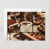 Coffee Collage Briefkaart (Voorkant / Achterkant)