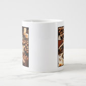 Coffee Collage Extra Grote Mok (Voorkant)