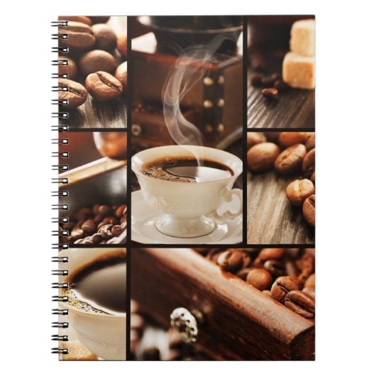 Coffee Collage Notitieboek (Voorkant)