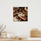 Coffee Collage Poster (Keuken)