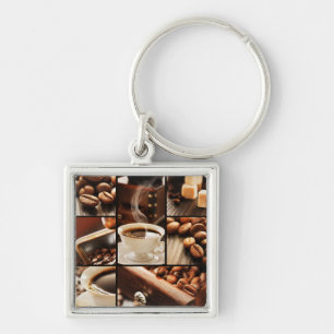 Coffee Collage Sleutelhanger