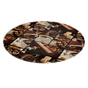 Coffee Collage Snijplank