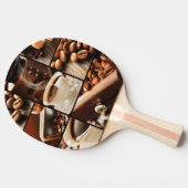 Coffee Collage Tafeltennisbatje (Zijkant)