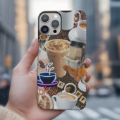 Coffee Collage telefoonhoesje Case-Mate iPhone Case
