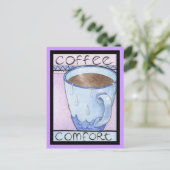 Coffee Comfort Briefkaart (Staand voorkant)