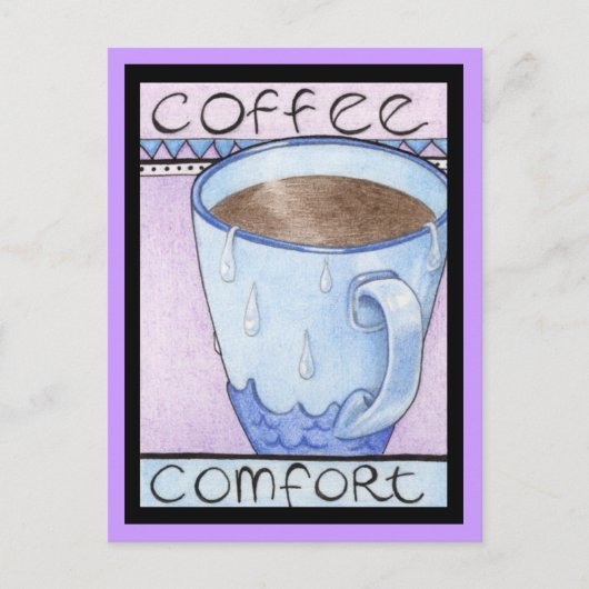 Coffee Comfort Briefkaart (Voorkant)