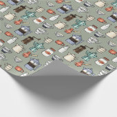 Coffee Connoisseur Caffeine Love Cadeaupapier (Hoek)