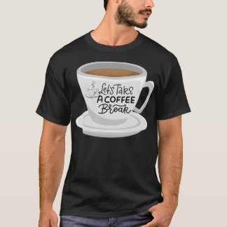 Coffee cool chocolate lab t-shirt
