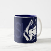 Coffee Cool Siberian Husky Cup Cool Mok (Voorkant rechts)