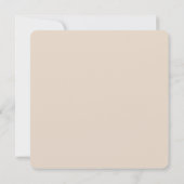 Coffee Cream invitation au baptême (Dos)