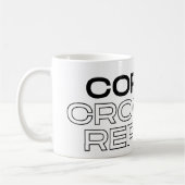 Coffee Crochet Repeat Coffee Mug (Gauche)
