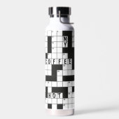 Coffee Crossword Puzzle Patroon Waterfles (Links)