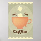 Coffee cup afbeelding poster (Voorkant)