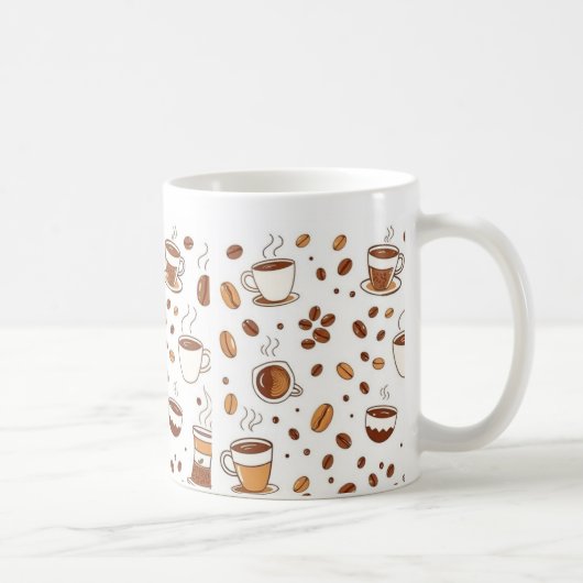 Coffee Cup Ceramic Mug - Parfait pour les amateurs (Droite)