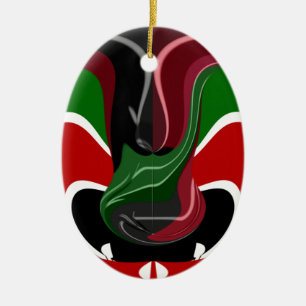Coffee cup Kenya Flag Hakuna Matata Keramisch Ornament