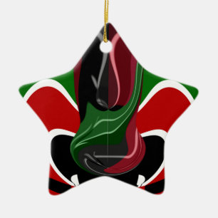 Coffee cup Kenya Flag Hakuna Matata Keramisch Ornament