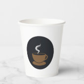 Coffee Cup Logo Mok Papieren Bekers (Voorkant)