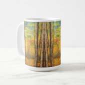 Coffee Cup Mok - Acadia Forest Birch Trees #2 (Voorkant links)