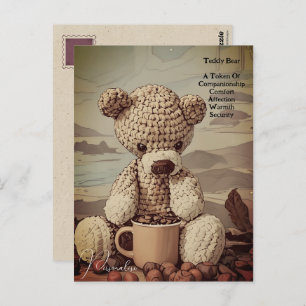 Coffee Cup Teddy Bear Quote Symbolisme Schattigee  Briefkaart