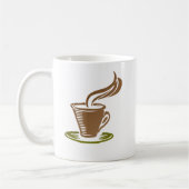 Coffee Cup with Coffee Cup Design Koffiemok (Links)