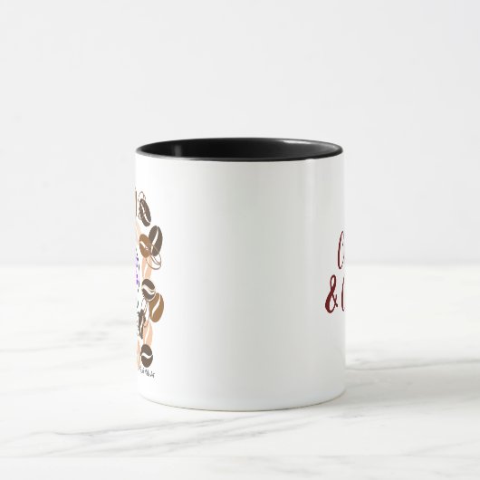 COFFEE & CUSSIN' van Jeff Willis Art Mok (Midden)