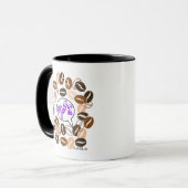 COFFEE & CUSSIN' van Jeff Willis Art Mok (Voorkant links)