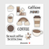 Coffee Cute Sticker pack (Vel)