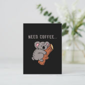 Coffee Design Funny Briefkaart (Staand voorkant)